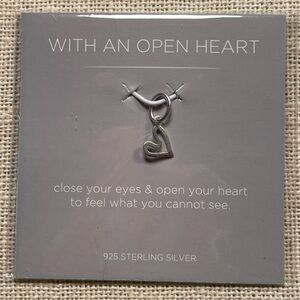 Origami Owl Core Silver Heart Charm